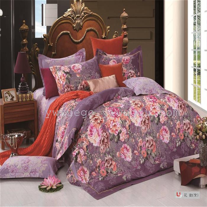 Home textiles bedding set of four stripes Plaid fashion simple wind 1.5 m to 1.8 m beds factory direct Home textiles bedding set of four stripes Plaid fashion simple wind 1.5 m to 1.8 m beds factory direct