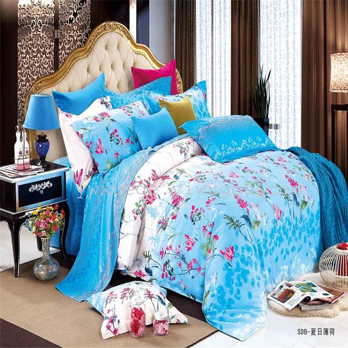 In 2014 the new listing 100% cotton bedding set of four garden wedding supplies four piece set of quality assurance silk language In 2014 the new listing 100% cotton bedding set of four garden wedding supplies four piece set of quality assurance silk language