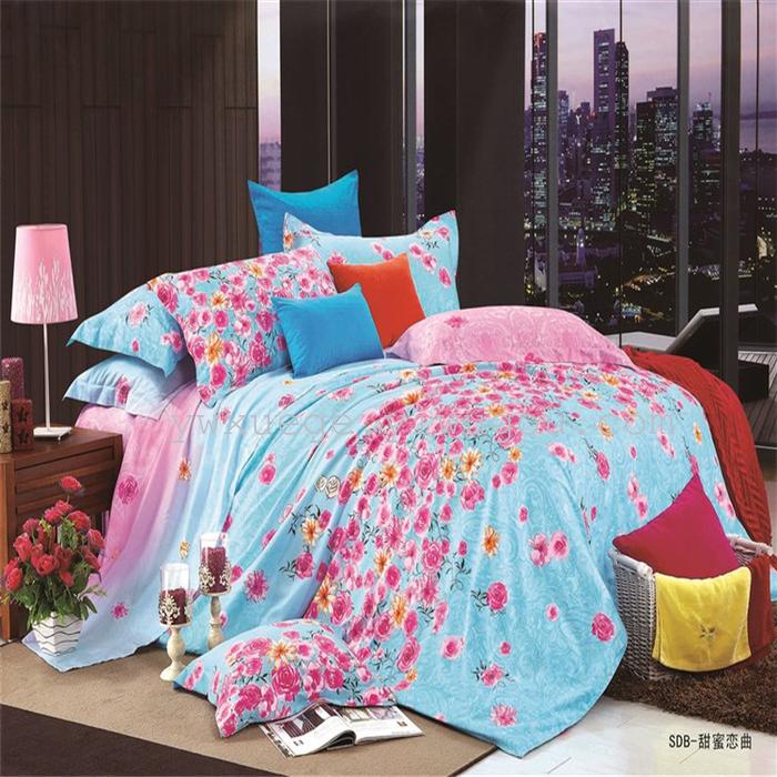 In 2014 the new listing 100% cotton bedding set of four garden wedding supplies four piece set of quality assurance silk language In 2014 the new listing 100% cotton bedding set of four garden wedding supplies four piece set of quality assurance silk language