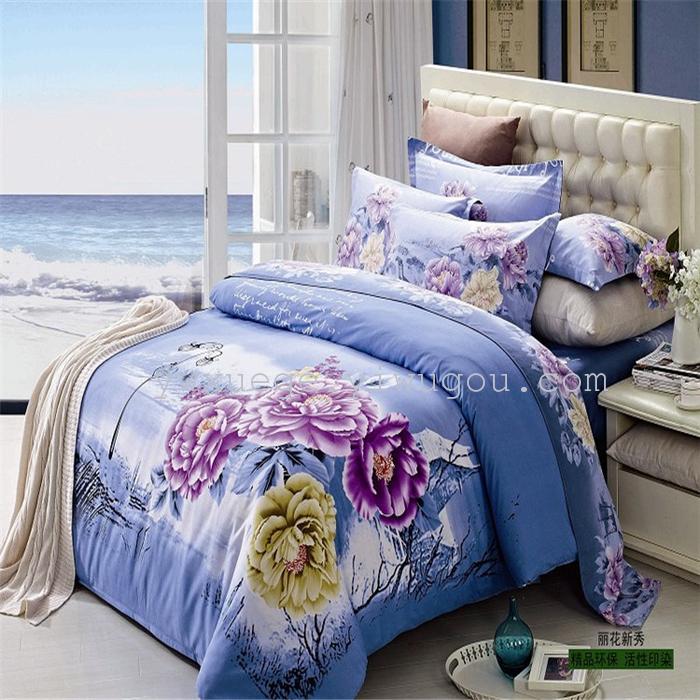 Snow Bird House textiles bedding set of four new 3D big four set Visual stunning factory direct spent---runaway Snow Bird House textiles bedding set of four new 3D big four set Visual stunning factory direct spent---runaway