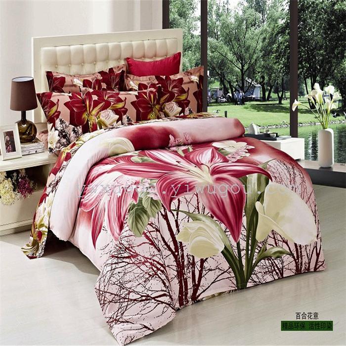 Snow Bird House textiles bedding set of four new 3D big four set Visual stunning factory direct spent---runaway Snow Bird House textiles bedding set of four new 3D big four set Visual stunning factory direct spent---runaway