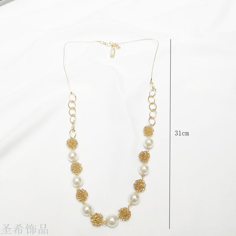 Neo-style contracted hang act the role ofing sweater chain long pearl necklace autumn winter joker clothes deserve to act the role ofing female pendant