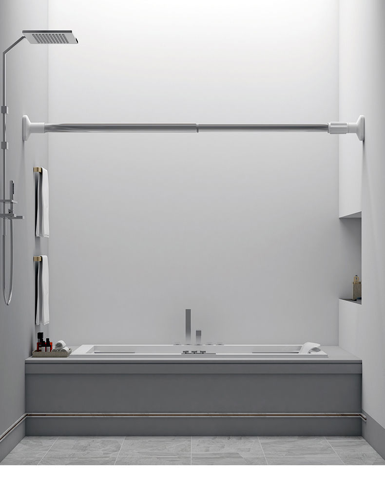 Wardrobe Cabinet Hanging Clothes Pole Dormitory Wardrobe Telescopic Rod Punch-Free Clothing Rod Clothes Pole Cross Bar Shelf Clothes Pole Hang Clothes