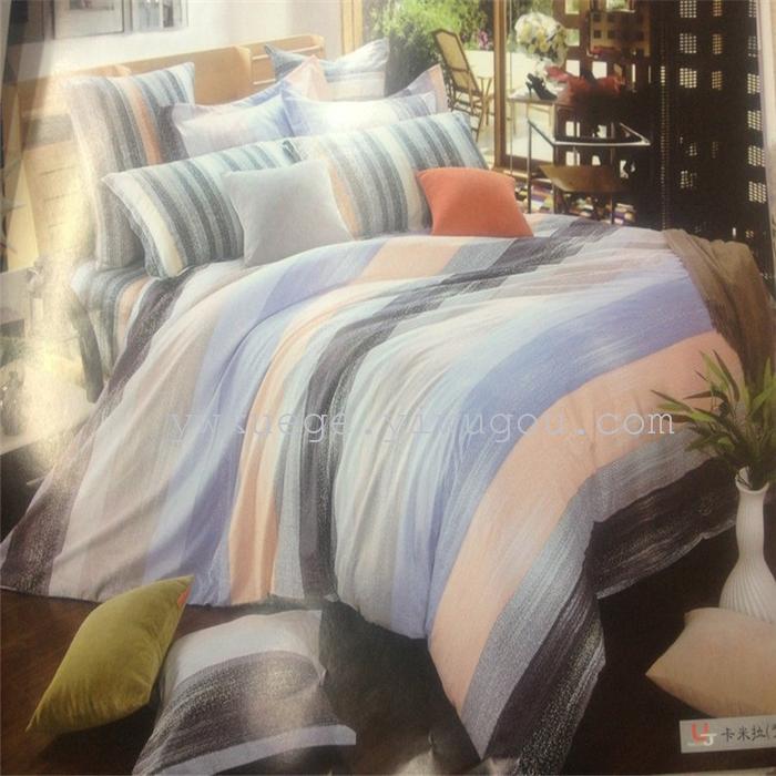 In 2014 the new listing 100% cotton reactive dyeing fashion bedding set of four direct manufacturers --- fragrance
