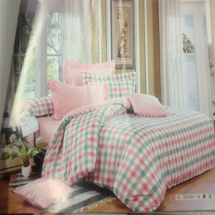 In 2014 the new listing 100% cotton reactive dyeing fashion bedding set of four direct manufacturers --- fragrance