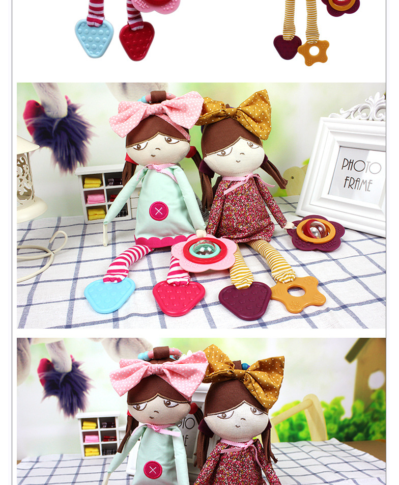Innovation cute baby doll bed polly hang calm doll car hanging belt tooth gum blue dress Innovation cute baby doll bed polly hang calm doll car hanging belt tooth gum blue dress
