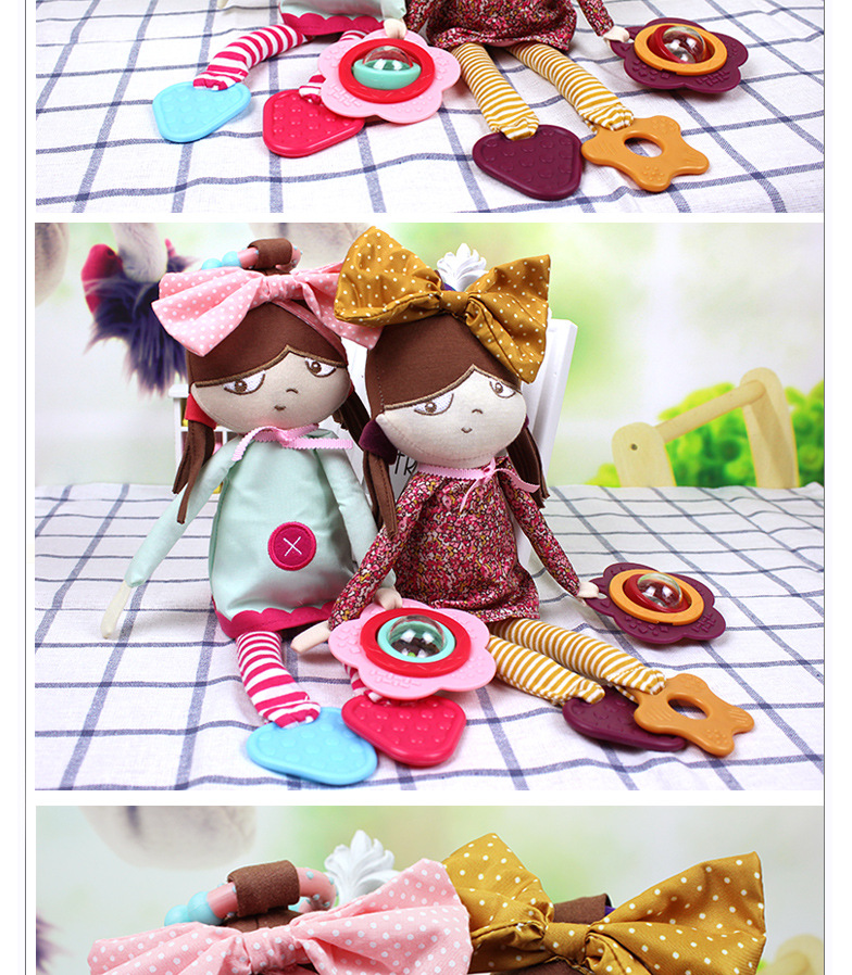 Innovation cute baby doll bed polly hang calm doll car hanging belt tooth gum blue dress Innovation cute baby doll bed polly hang calm doll car hanging belt tooth gum blue dress