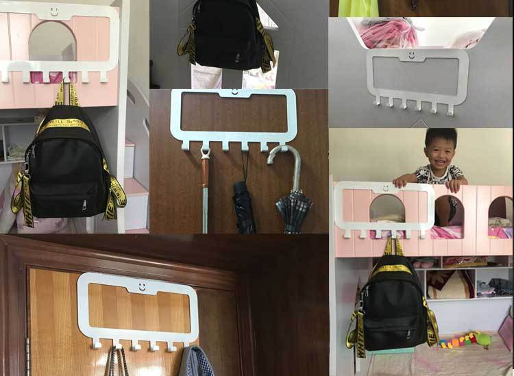 After the wholesale creative door, no trace hooks can be removed from the door to hang clothes rack free.