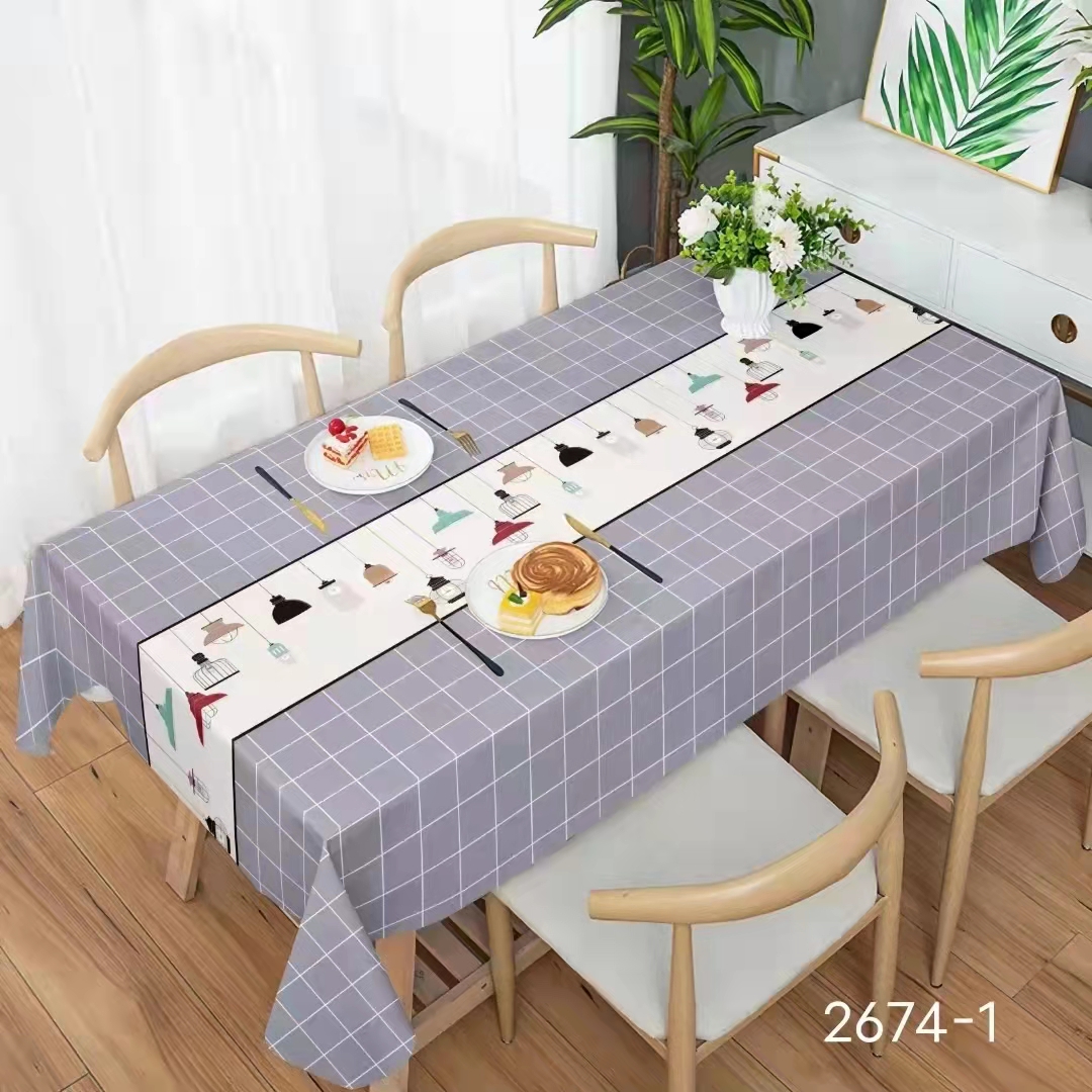 Tablecloth Waterproof and Oil-Proof Disposable Anti-Scald Rectangular Dining Table Tablecloth Ins Style Light Luxury PVC Coffee Table Placemat Tablecloth Waterproof and Oil-Proof Disposable Anti-Scald Rectangular Dining Table Tablecloth Ins Style Light Luxury PVC Coffee Table Placemat