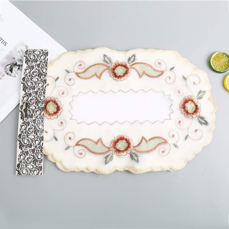 Placemat Tablecloth Fabric Dining Table Modern Simple Home Middle East Foreign Trade 30*45