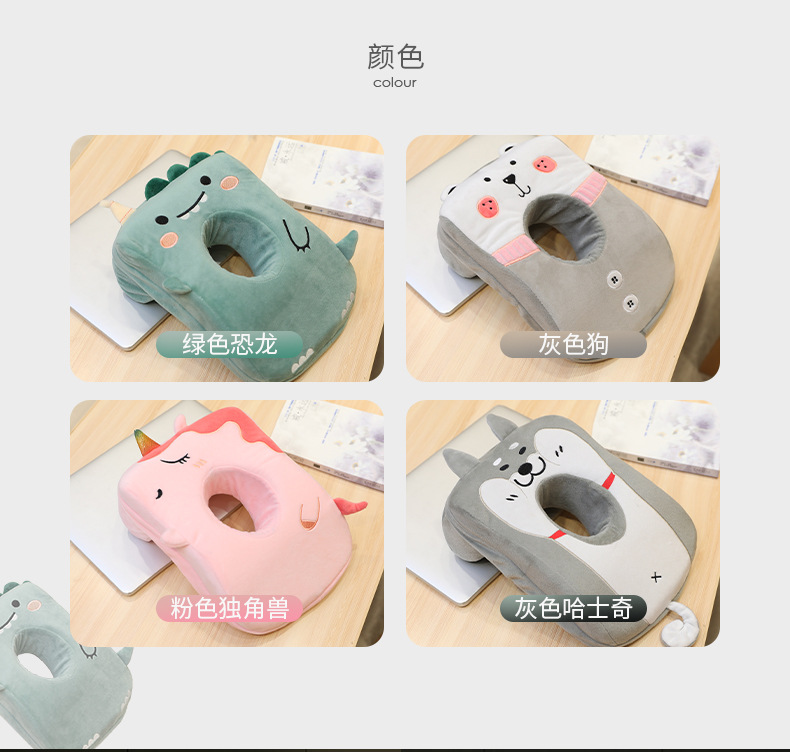 Cartoon Sleeping Nap Lunch Break Artifact Office Memory Foam Noon Pillow Children Sleeping Pillow Pillow Student Stomach Sleeper Pillow