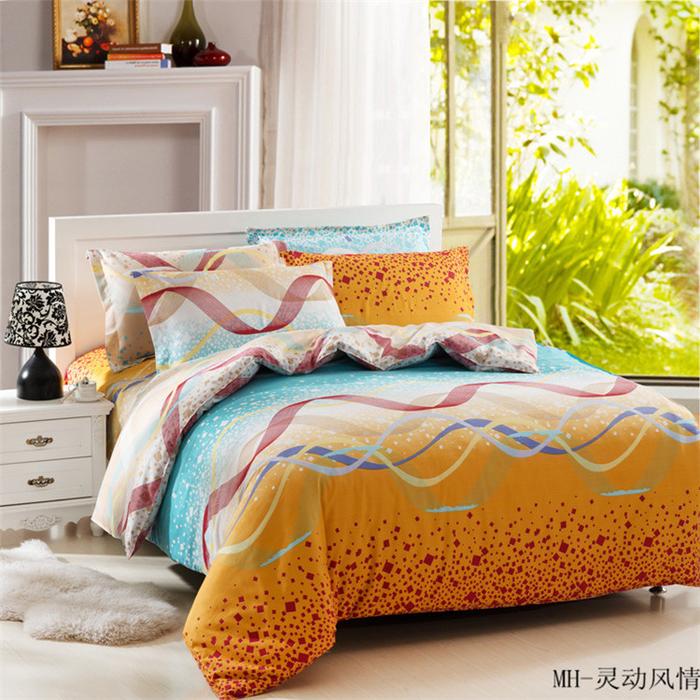 Home textiles bedding set of four snow pigeon nude wedding, four set bedding fashion factory outlets