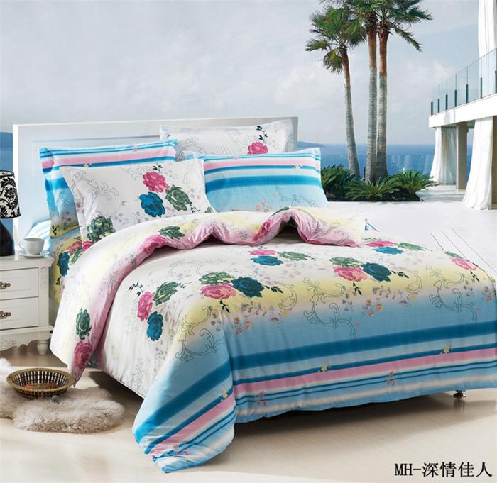 Home textiles bedding set of four snow pigeon nude wedding, four set bedding fashion factory outlets
