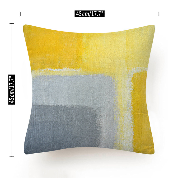 Amazon Hot Home Decoration Pillow Modern Minimalistic Abstraction Pillow Office Sofas Pillow Seat Cover