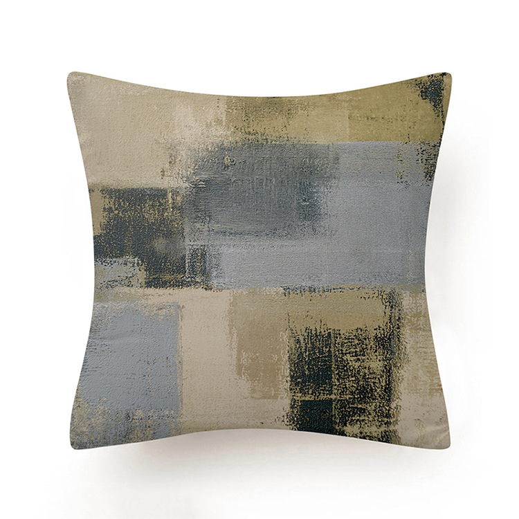 Amazon Hot Home Decoration Pillow Modern Minimalistic Abstraction Pillow Office Sofas Pillow Seat Cover