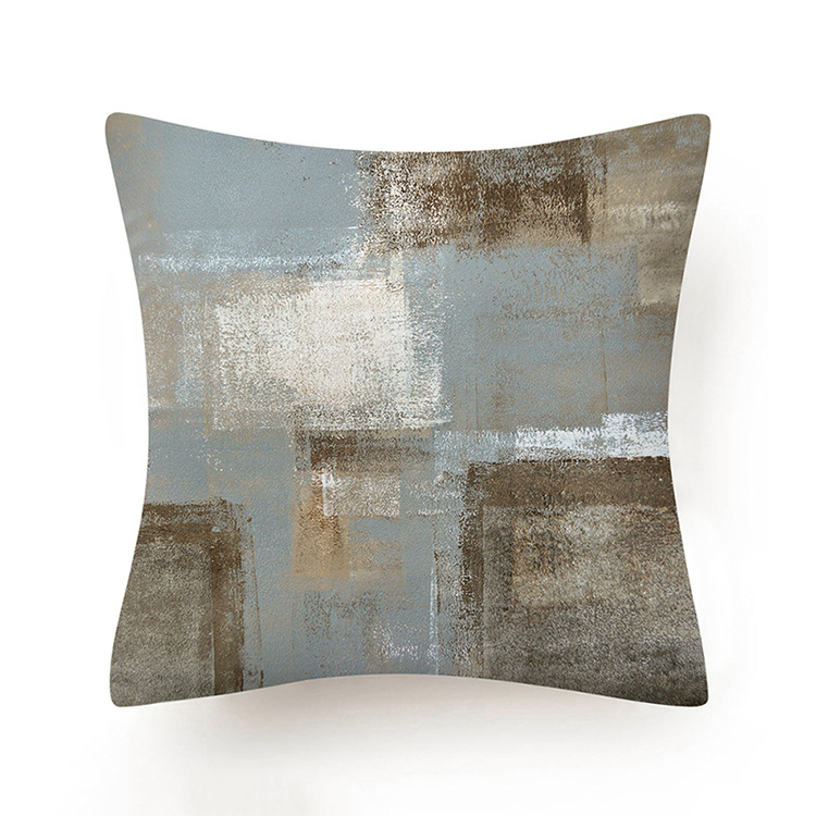 Amazon Hot Home Decoration Pillow Modern Minimalistic Abstraction Pillow Office Sofas Pillow Seat Cover