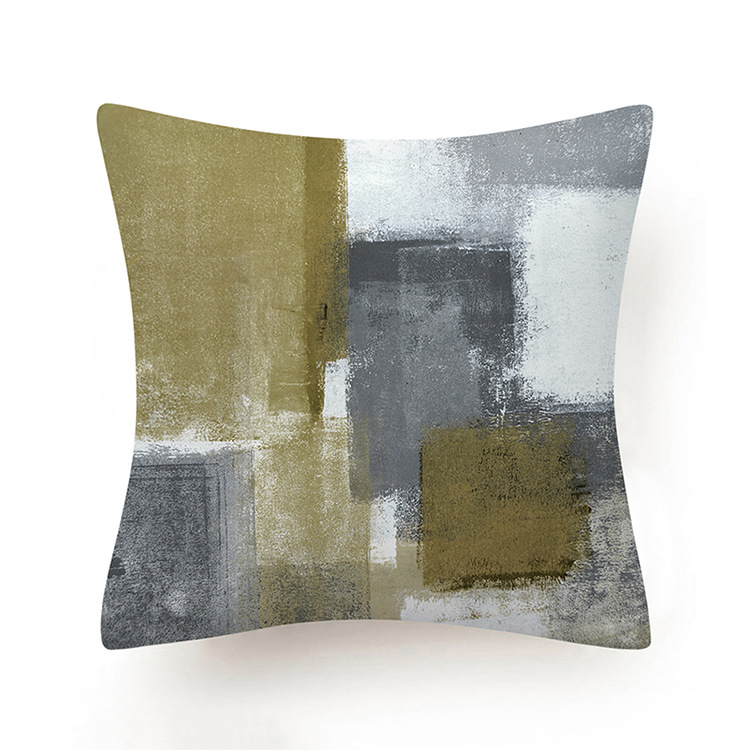 Amazon Hot Home Decoration Pillow Modern Minimalistic Abstraction Pillow Office Sofas Pillow Seat Cover