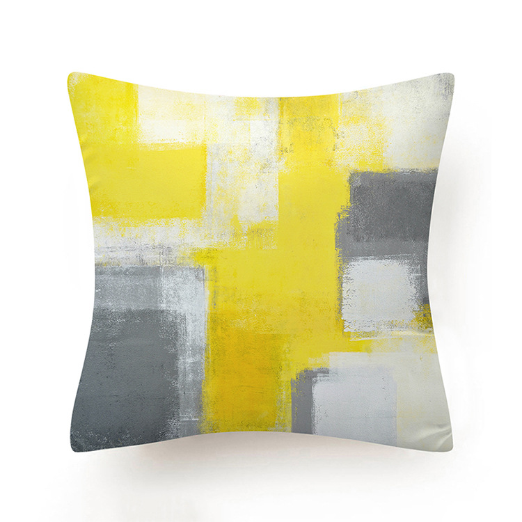 Amazon Hot Home Decoration Pillow Modern Minimalistic Abstraction Pillow Office Sofas Pillow Seat Cover