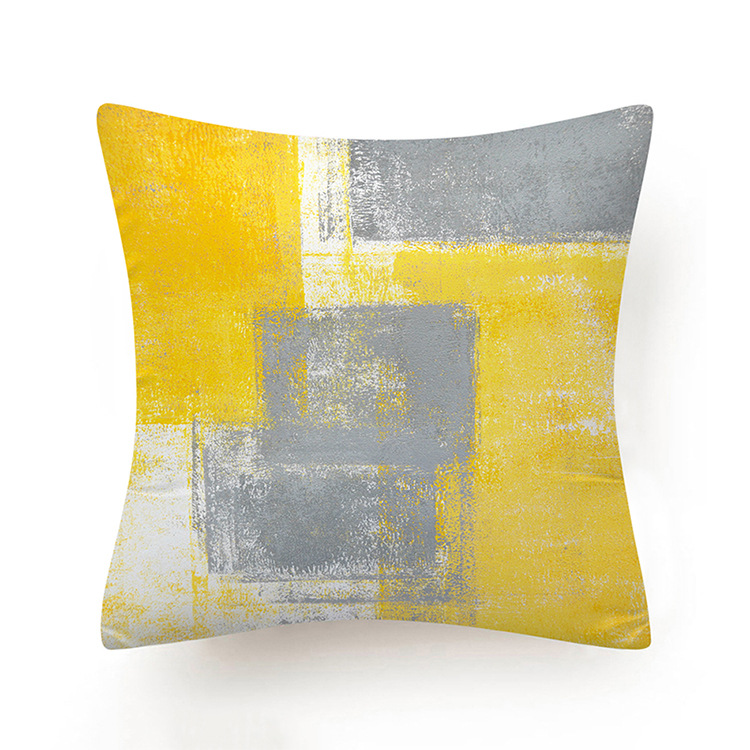 Amazon Hot Home Decoration Pillow Modern Minimalistic Abstraction Pillow Office Sofas Pillow Seat Cover