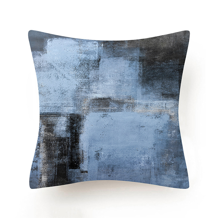 Amazon Hot Home Decoration Pillow Modern Minimalistic Abstraction Pillow Office Sofas Pillow Seat Cover