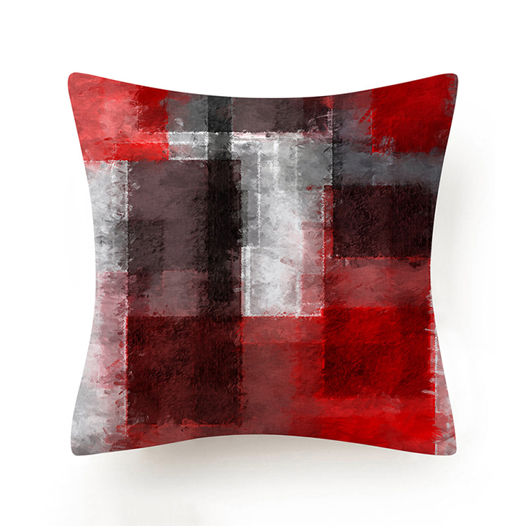 Amazon Hot Home Decoration Pillow Modern Minimalistic Abstraction Pillow Office Sofas Pillow Seat Cover