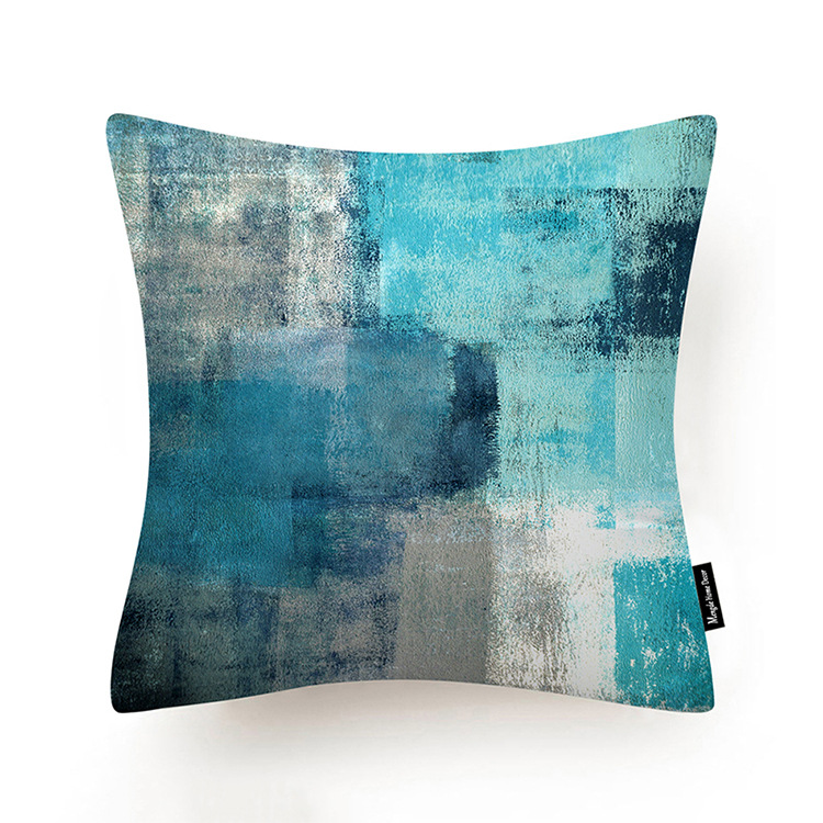 Amazon Hot Home Decoration Pillow Modern Minimalistic Abstraction Pillow Office Sofas Pillow Seat Cover