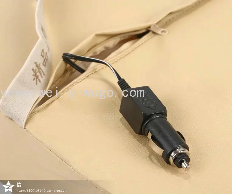 Interior Decoration Supplies Car Electric Massage Lumbar Support Pillow Car Health Care Cushion Red Wine Electric Lumbar Support Pillow Office Cushions