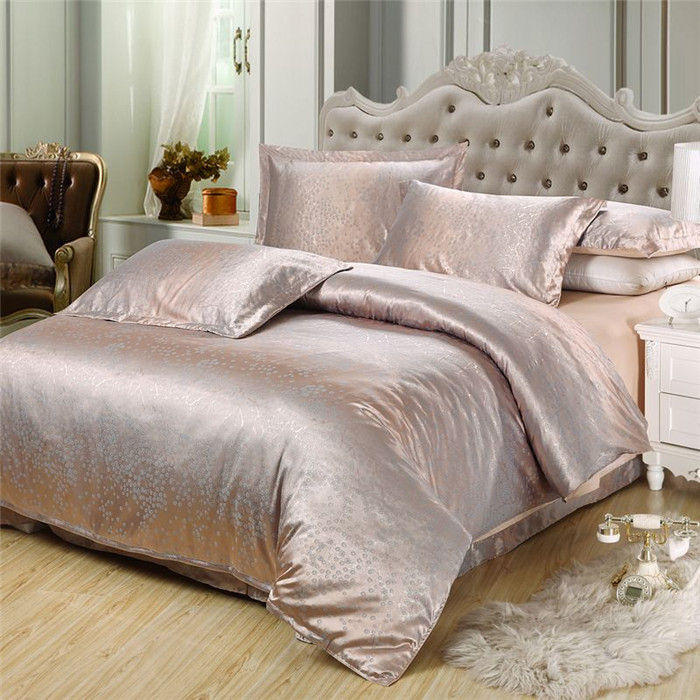 Snow pigeon spinning Tencel Yiwu Jacquard 4 piece bedding set package wedding silk and cotton set