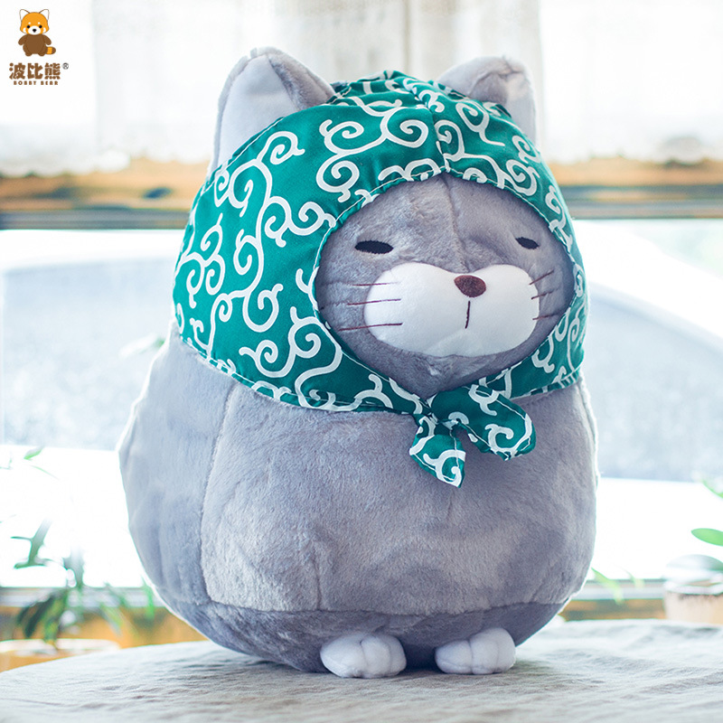 Beard Steamed Bread FUQI Cat Fortune Cat Alien Cat Plush Toy Doll Cross-Border Hot Selling Products