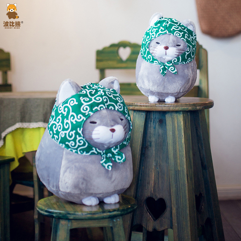 Beard Steamed Bread FUQI Cat Fortune Cat Alien Cat Plush Toy Doll Cross-Border Hot Selling Products