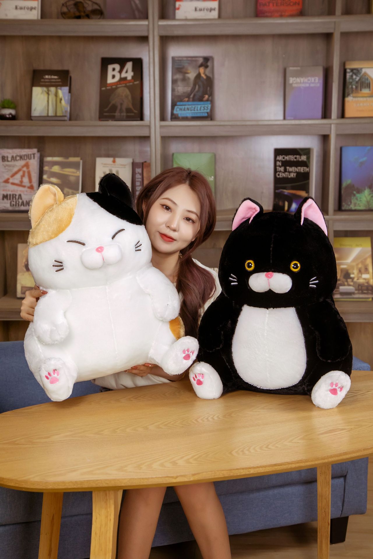 Beard Steamed Bread FUQI Cat Fortune Cat Alien Cat Plush Toy Doll Cross-Border Hot Selling Products Beard Steamed Bread FUQI Cat Fortune Cat Alien Cat Plush Toy Doll Cross-Border Hot Selling Products