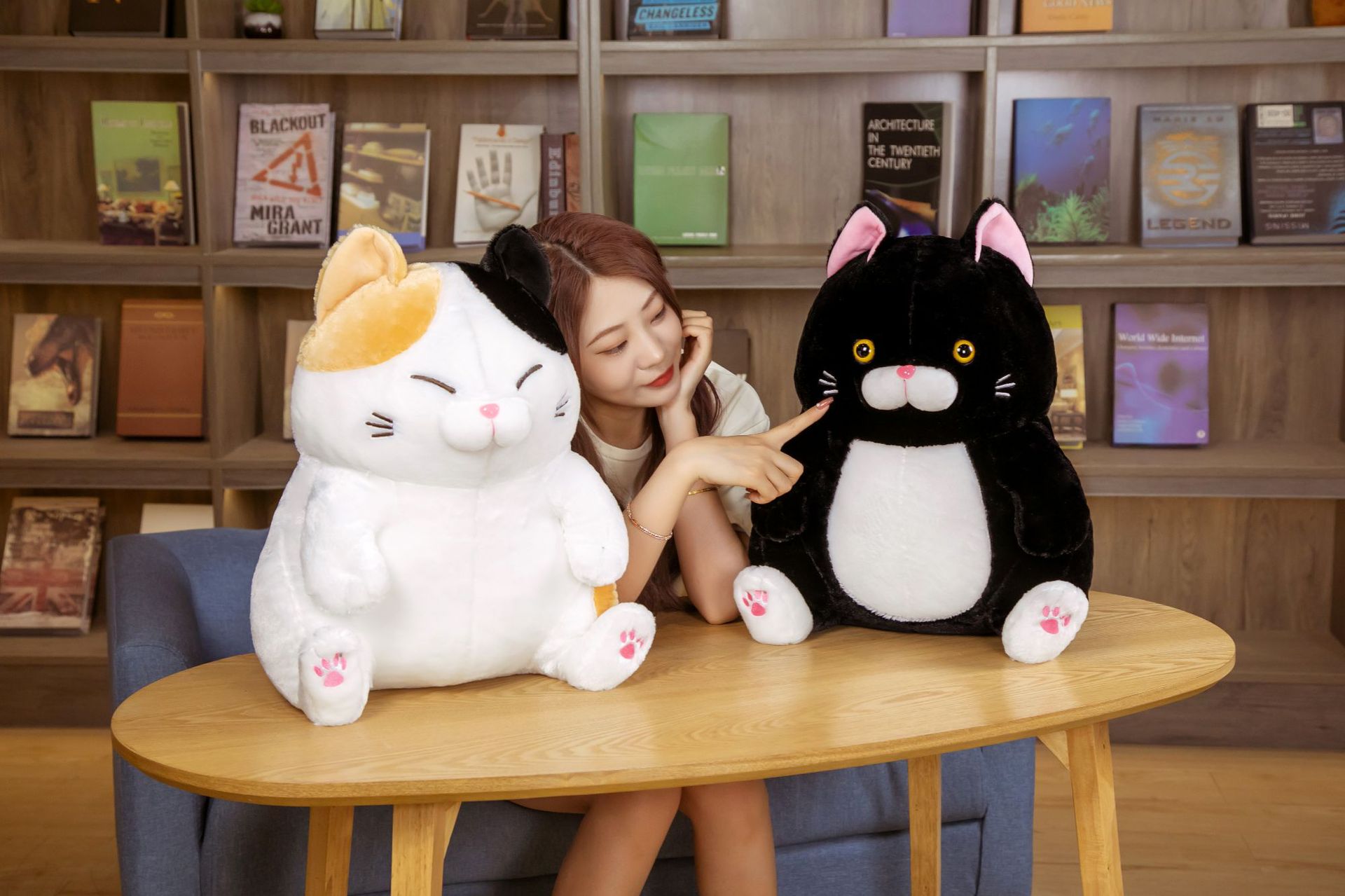 Beard Steamed Bread FUQI Cat Fortune Cat Alien Cat Plush Toy Doll Cross-Border Hot Selling Products Beard Steamed Bread FUQI Cat Fortune Cat Alien Cat Plush Toy Doll Cross-Border Hot Selling Products