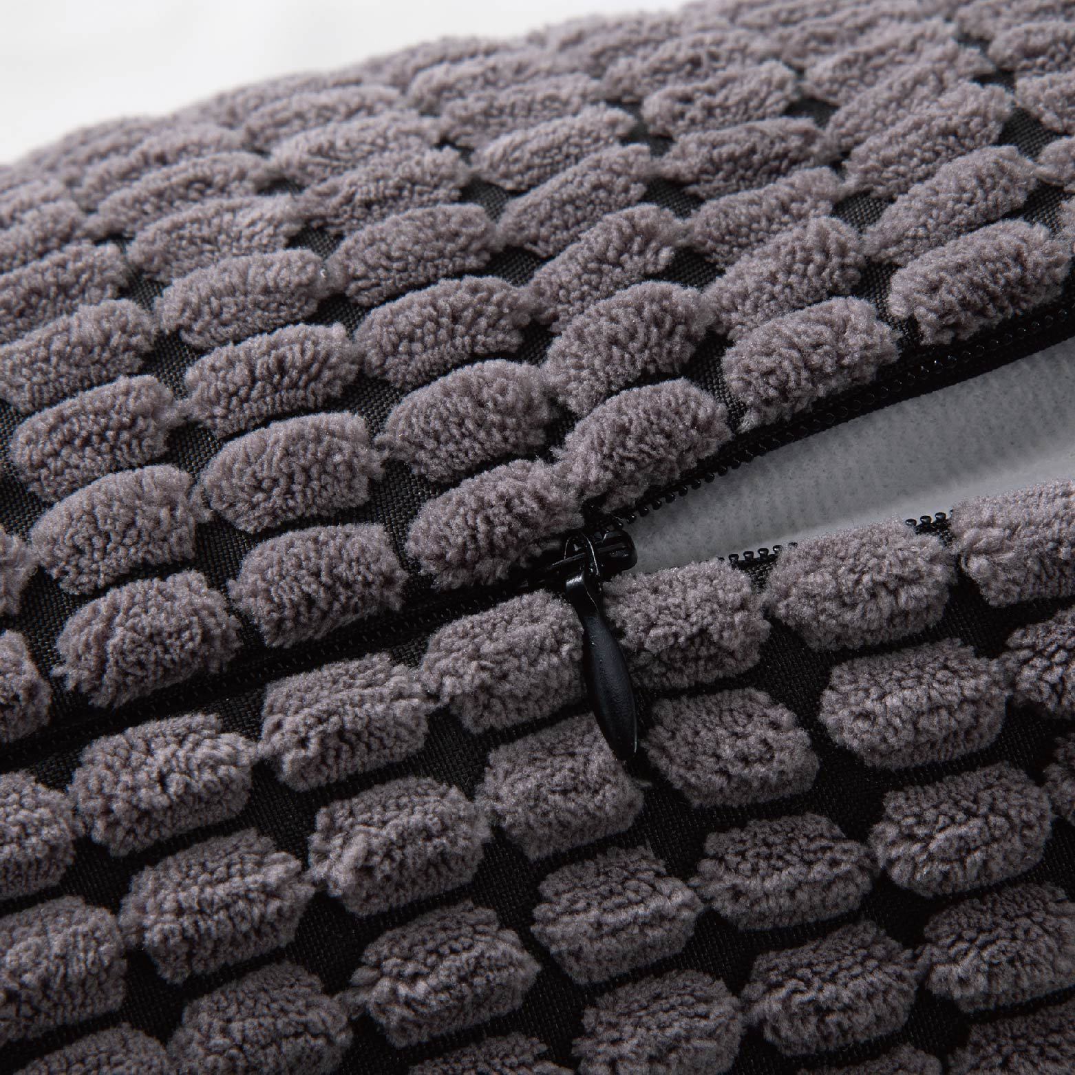 Super Soft Double-Sided Corn Corduroy Pillow Solid Color Dormitory Pillow Bedside Cushion Sofa Pillow Cases Wholesale