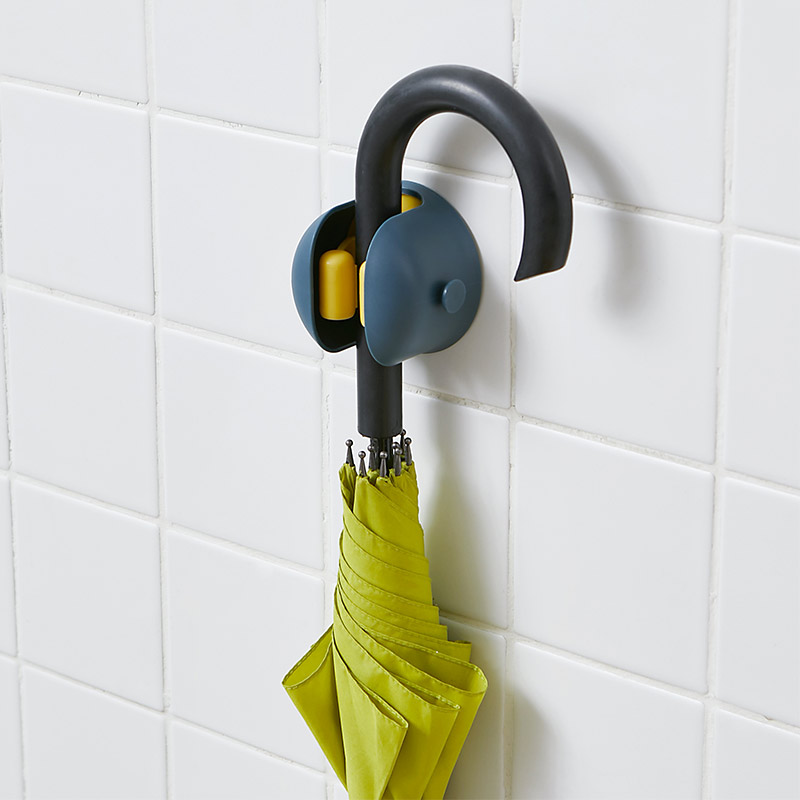 No Punching Hang Mop Rack Broom Clip Toilet Broom Sticky Hook Bathroom Glue Mop Rack Card Holder