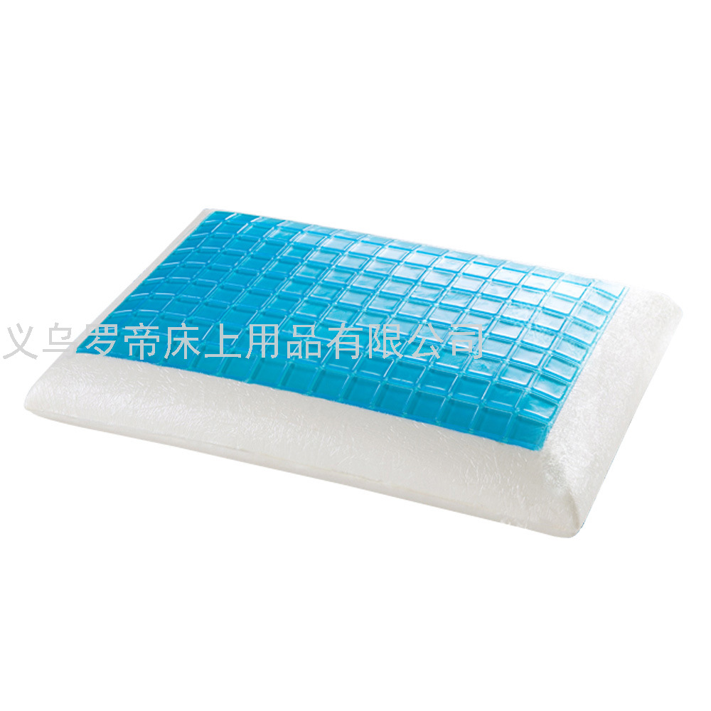 Summer Cool Pillow Bread-Shaped Hydrogel Pillow Cervical Spine Pillow Insert Slow Rebound Memory Pillow Adult Neck Silicone Pillow