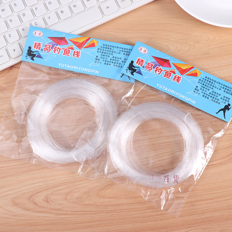 Transparent Fishing Line Ornaments Hanging Ornaments Hang Rope Handmade DIY Crystal Fishing Line Inelastic Kindergarten Layout Decoration