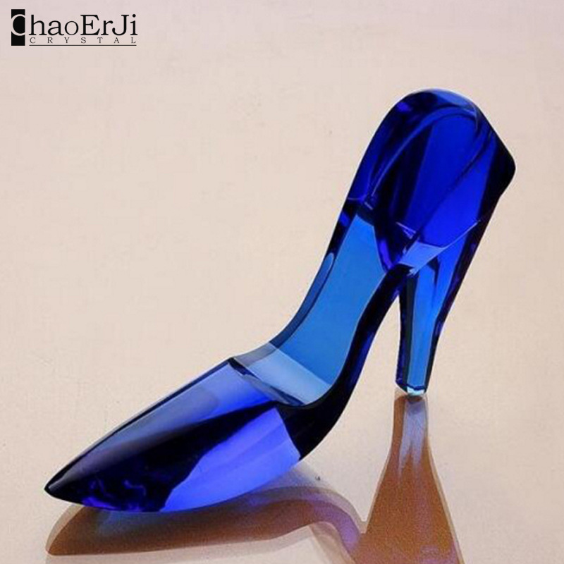 Cinderella k9 glass slipper birthday valentine&#039;s day gift to girlfriend creative home wedding crafts decoration