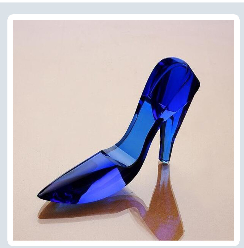 Cinderella k9 glass slipper birthday valentine's day gift to girlfriend creative home wedding crafts decoration Cinderella k9 glass slipper birthday valentine's day gift to girlfriend creative home wedding crafts decoration