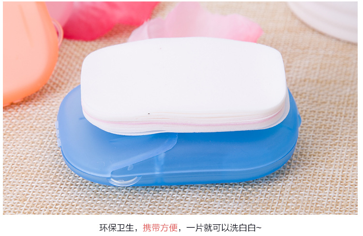 Travel Disposable Soap Slice Boxed Soap Sheet Portable Hand Washing Piece Small Soap Piece Mini Soap Paper Random Color Travel Disposable Soap Slice Boxed Soap Sheet Portable Hand Washing Piece Small Soap Piece Mini Soap Paper Random Color