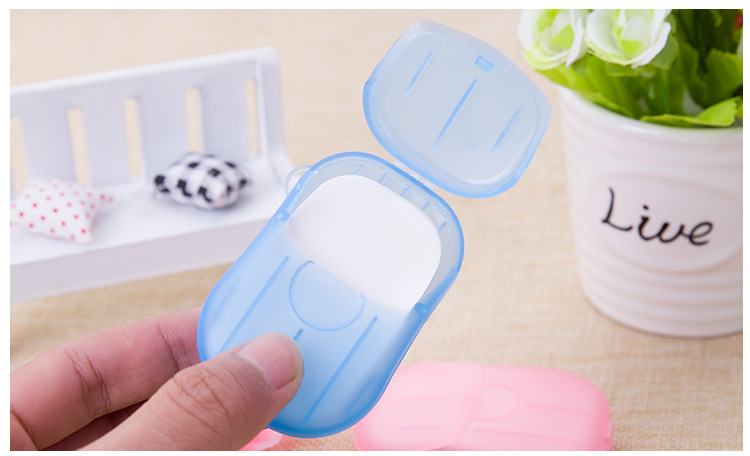 Travel Disposable Soap Slice Boxed Soap Sheet Portable Hand Washing Piece Small Soap Piece Mini Soap Paper Random Color Travel Disposable Soap Slice Boxed Soap Sheet Portable Hand Washing Piece Small Soap Piece Mini Soap Paper Random Color