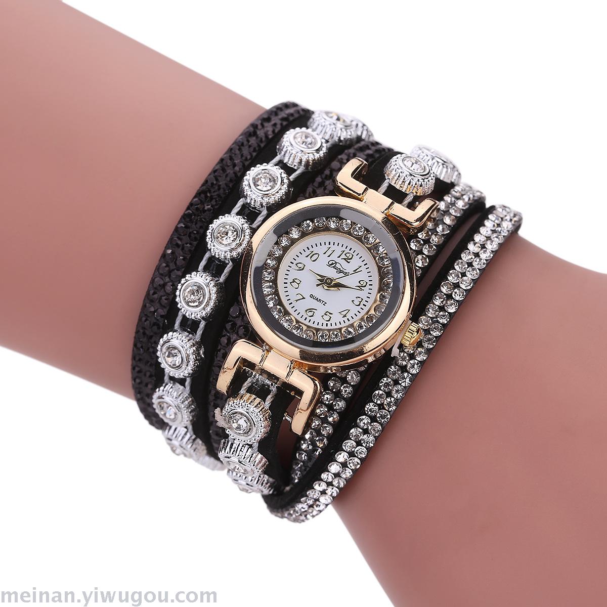 2017 New South Korea velvet hand diamond ring winding watch list Xiangbala two