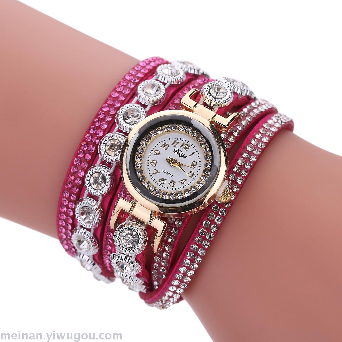 2017 New South Korea velvet hand diamond ring winding watch list Xiangbala two 2017 New South Korea velvet hand diamond ring winding watch list Xiangbala two