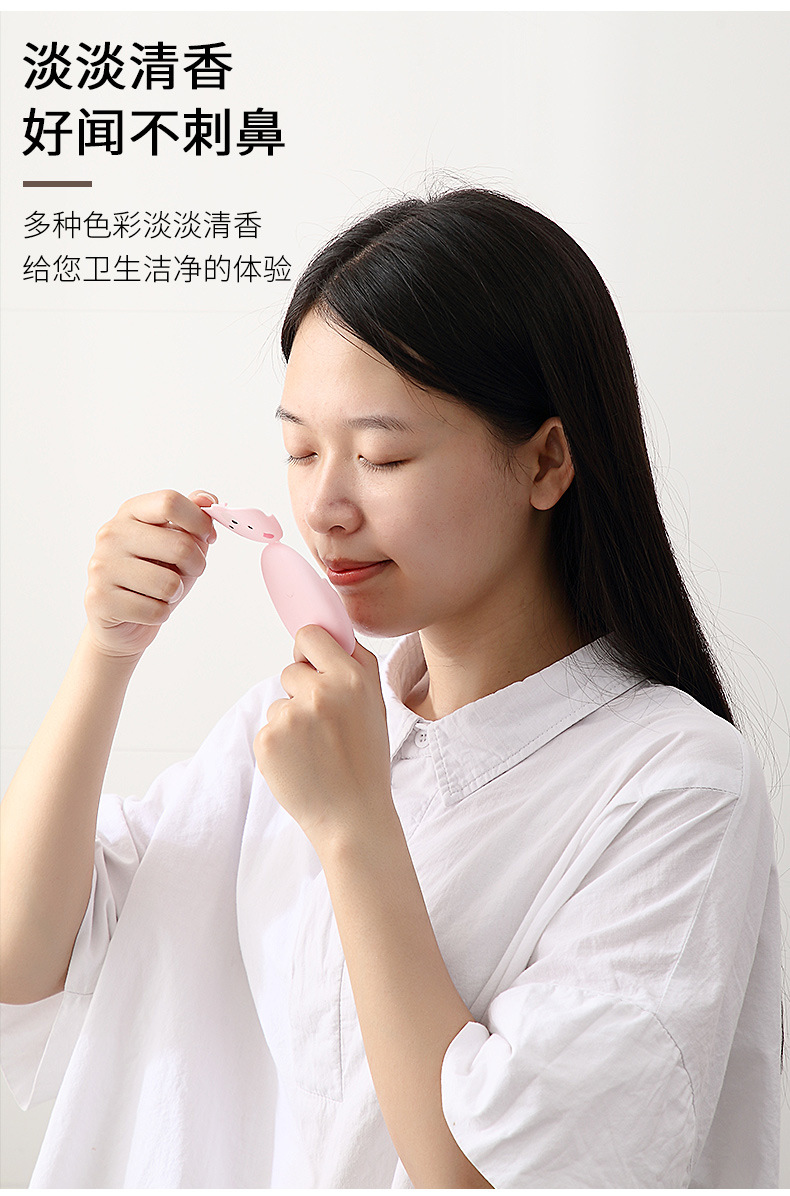 Travel Portable Soap Sheet Outdoor Disposable Hand Washing Soap Flake Disinfection Cleaning 50-Pack Factory Direct Sales