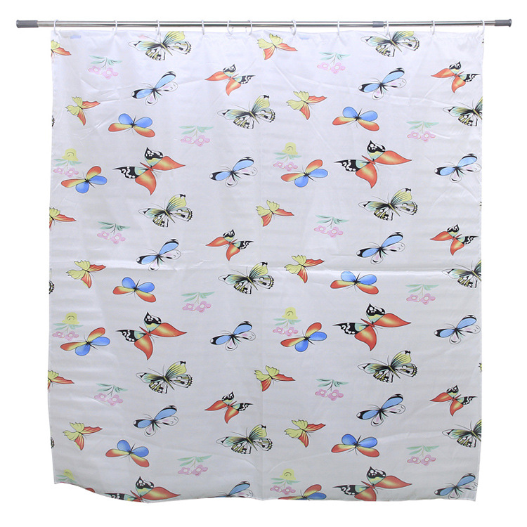 Europe - style small curtain polyester waterproof cloth bath curtain thickening the pattern can be selected for export