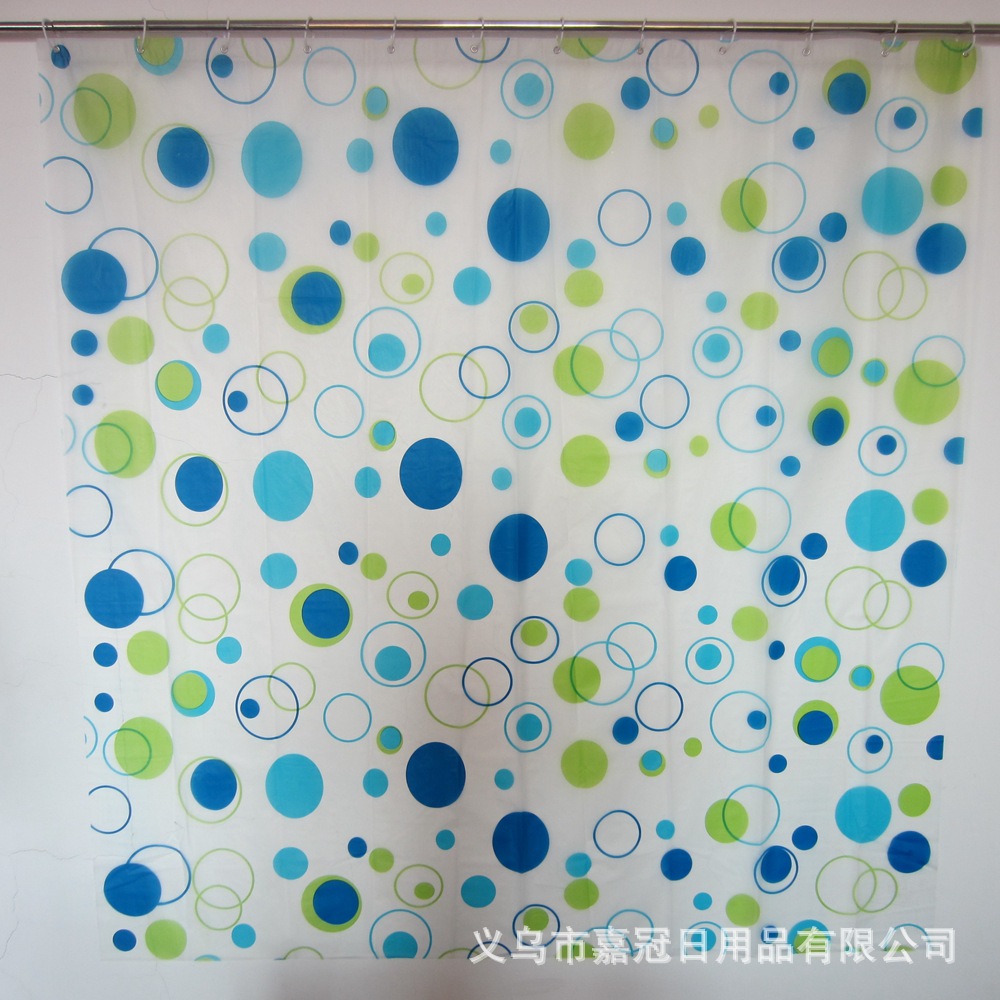 PEVA bath curtain new printing patterns environmental protection material waterproof mold manufacturer orders PEVA bath curtain new printing patterns environmental protection material waterproof mold manufacturer orders