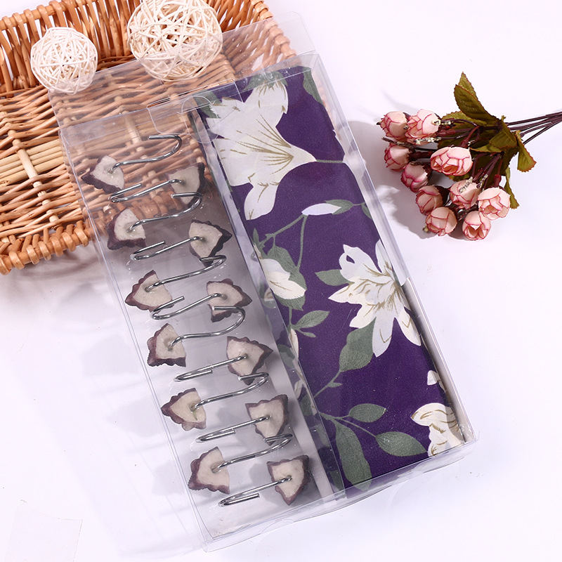 Bath curtain cloth partition curtain small curtain bar set small curtain waterproof mildew mantra thickening bathroom bathroom without perforating