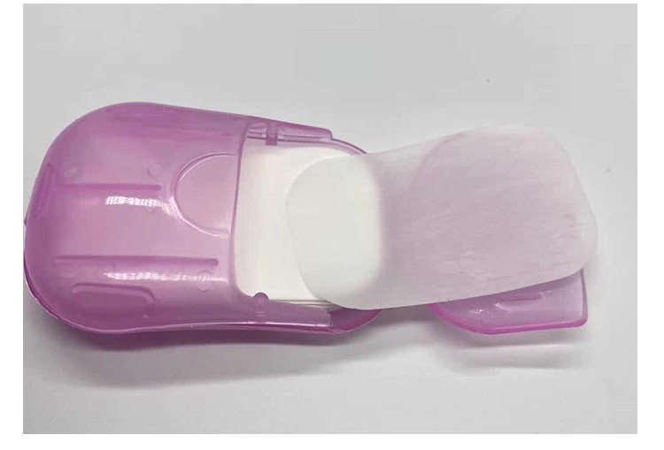 Disposable Travel Hand Washing Piece Mini Soap Slice Soap Paper Portable Mouse Box 20 Pieces Stall Promotion