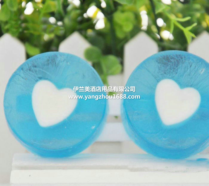 Transparent soap film packaging and transparent small soap hotel disposable soap
