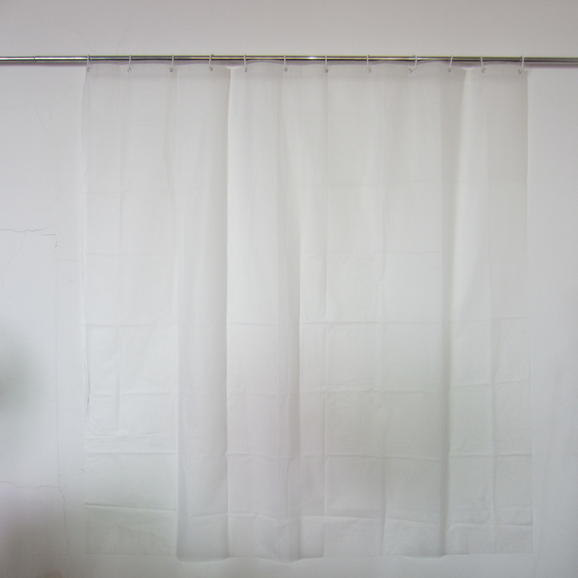 PEVA bath curtain plain color transparent thickening anti-mildew multi-style multi-size can be customized