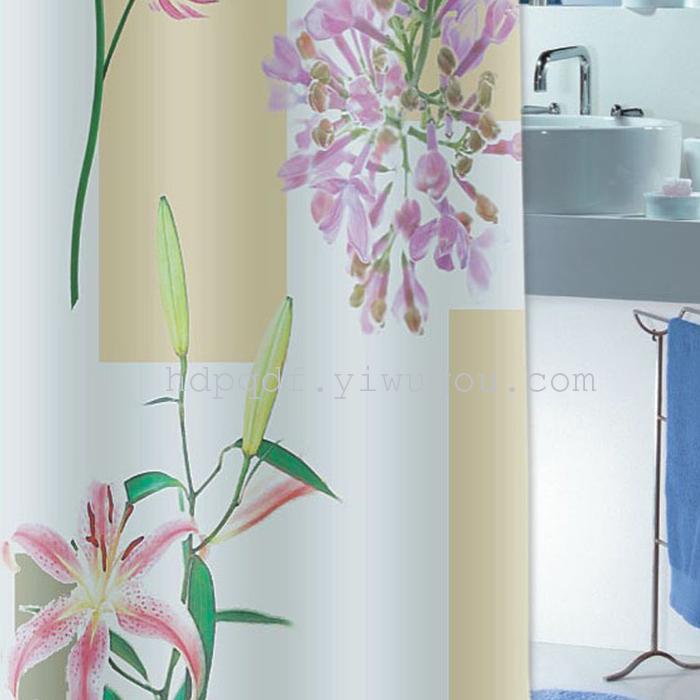 PEVA bath curtain printing shower curtains foreign trade shower curtains bath curtains necessary PEVA bath curtain printing shower curtains foreign trade shower curtains bath curtains necessary